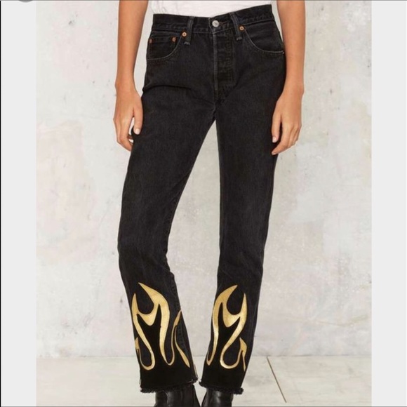 Nasty Gal | Jeans | Nasty Gal After Party Levis Flame Jeans | Poshmark